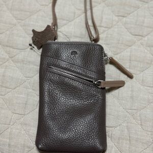 Brown Leather Crossbody Bag